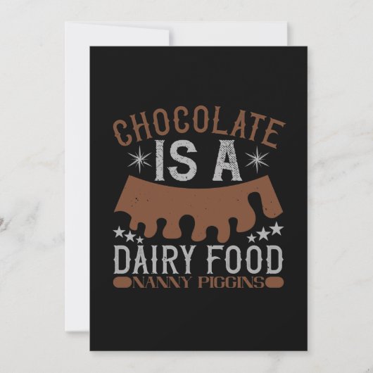 チョコレートは乳製品のナニー・ピギンズ セーブザデート (正面)