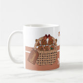 チョコレートは私がイースターのために必要とするすべてです コーヒーマグカップ (左)