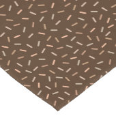 チョコレートふりかけタイル模様パーティー ミディアムテーブルランナー (コーナー)