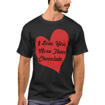 チョコレートより大好きTシャツ