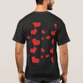 チョコレートより大好きTシャツ Tシャツ (裏面)