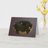 チョコレートをかぶった カード (黄色い花)