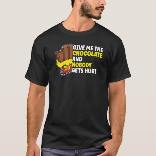 チョコレートをちょうだい Tシャツ (正面)