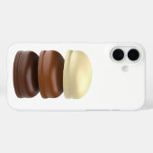 チョコレートをコーティングした3つのマシュマロ Case-Mate iPhoneケース (裏面 (横))