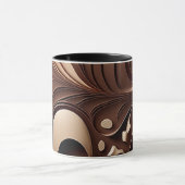 チョコレートをテーマにしたマグカップ – クリエイティブココアアート マグカップ (中央)