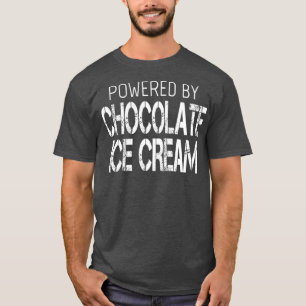 チョコレートを使ったチョコレートアイスクリーム好き Tシャツ