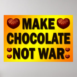 チョコレートを戦争にしない ポスター