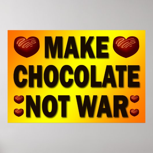 チョコレートを戦争にしない ポスター (正面)
