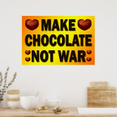 チョコレートを戦争にしない ポスター (キッチン)