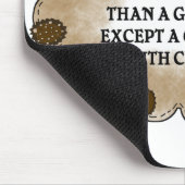 チョコレートを持つ友人 マウスパッド (コーナー)