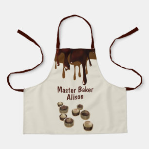 チョコレートを溶かすマスターBaker Kids エプロン