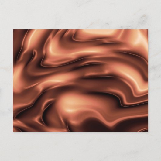 チョコレートを溶かす ポストカード (正面)