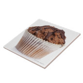 チョコレートアイシングが付いているカップケーキ タイル (側面)