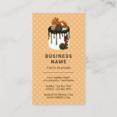 チョコレートアイシングドリップスペストリーシェフベーカリー 名刺 (裏面)