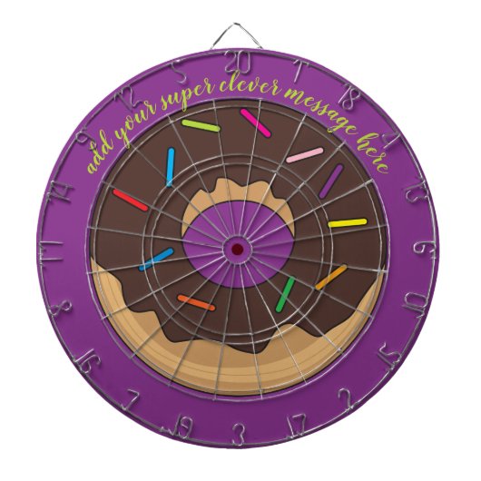 チョコレートアイスのドーナツ（ふりかけ付） ダーツボード (正面)