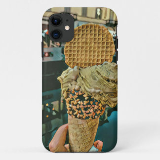 チョコレートアイスクリームふりかける iPhone 11 ケース