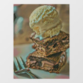 チョコレートアイスクリームケーキ ウィンドウサイン (シート)