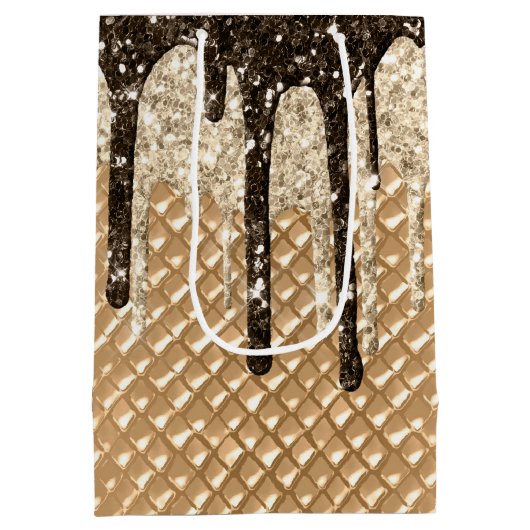 チョコレートアイスクリームコーングリッタードリップ ミディアムペーパーバッグ (裏面)