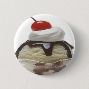 チョコレートアイスクリームサンデー 缶バッジ