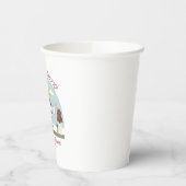 チョコレートアイスクリームトラックニュートラルベビーシャワー 紙コップ (左)