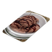 チョコレートアイスクリーム写真 マグネット (左側)