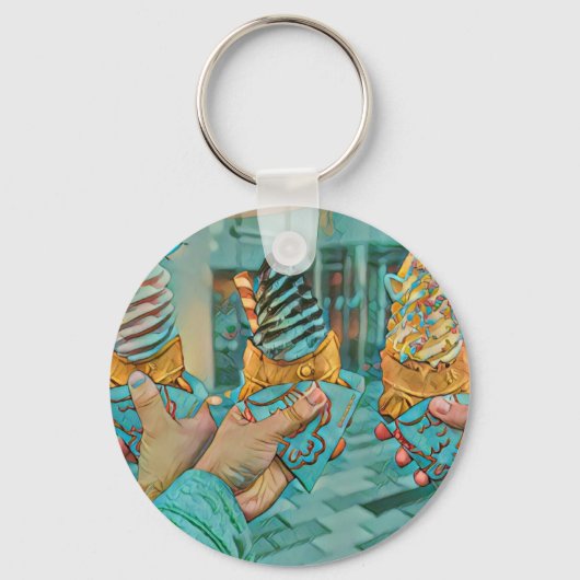 チョコレートアイスクリーム キーホルダー (正面)