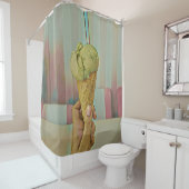 チョコレートアイスクリーム シャワーカーテン (インサイチュ)