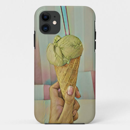 チョコレートアイスクリーム Case-Mate iPhoneケース (裏面)