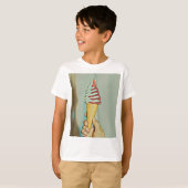 チョコレートアイスクリーム Tシャツ (正面フル)