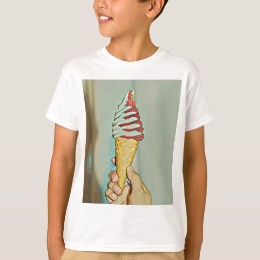 チョコレートアイスクリーム Tシャツ (正面)