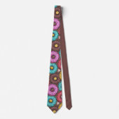 チョコレートアイスティングルドーナッツネックタイ ネクタイ (正面)