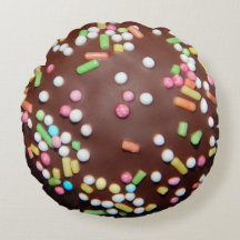 チョコレートアイスティートラウンドクッション