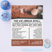 チョコレートアイス, アイスパーラー広告 チラシ (シングル)