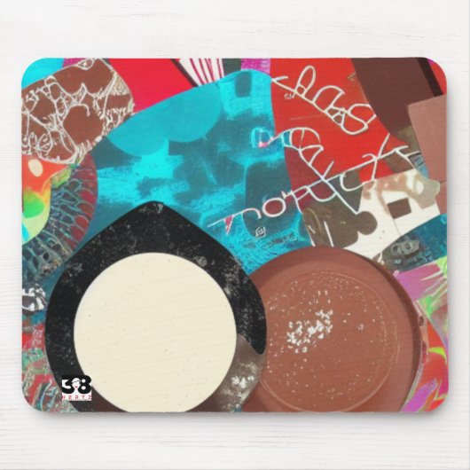 チョコレートアイテムのマウスパッド マウスパッド (正面)