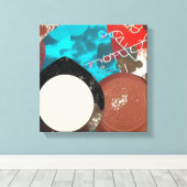 チョコレートアイテム キャンバスプリント (インサイチュ (ウッドフロア))