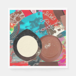 チョコレートアイテム スタンダードランチョンナプキン