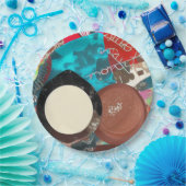 チョコレートアイテム ペーパープレート (パーティー)