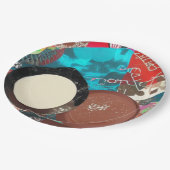 チョコレートアイテム ペーパープレート (アングル)