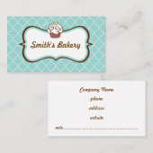 チョコレートアクアビジネスカード 名刺 (正面/裏面)