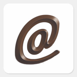 チョコレートアットキャラクターシール スクエアシール