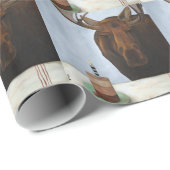 チョコレートアメリカヘラジカ ラッピングペーパー (ロールコーナー)