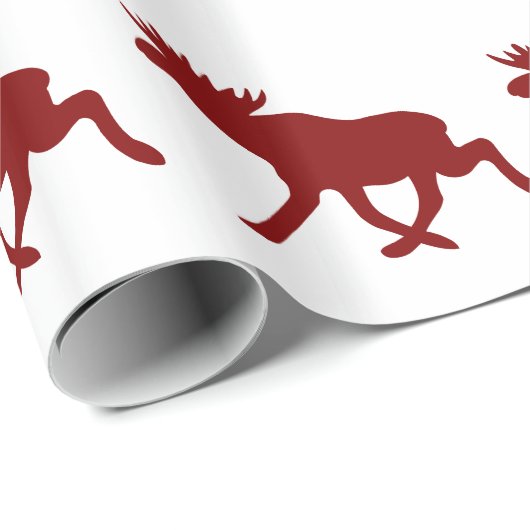 チョコレートアメリカヘラジカ ラッピングペーパー (ロールコーナー)