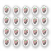 チョコレートイチゴプランナーシール シール (正面)