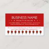 チョコレートイチゴロイヤリティパンチカード ロイヤリティカード (裏面)