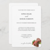 チョコレートイチゴ結婚ズ 招待状 (正面/裏面)