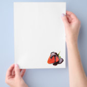 チョコレートイチゴ チラシ (手)