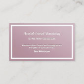 チョコレートイチゴ 名刺 (裏面)