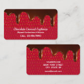 チョコレートイチゴ 名刺 (正面/裏面)