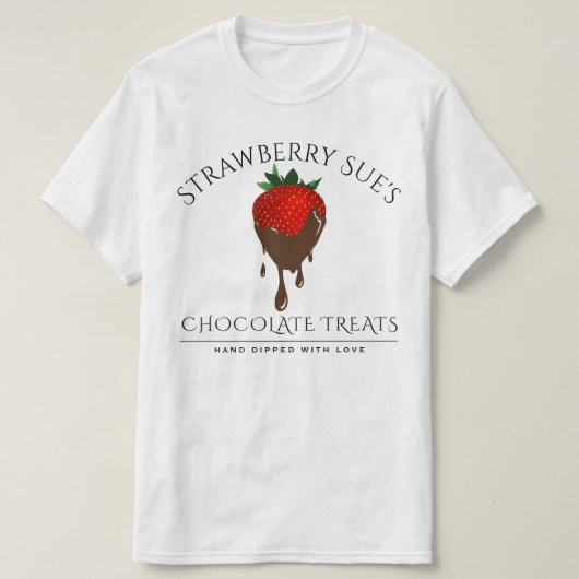 チョコレートイチゴTシャツ Tシャツ (デザイン正面)