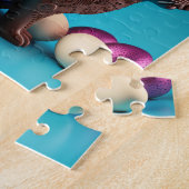 チョコレートイースターバニーと卵 ジグソーパズル (側面)